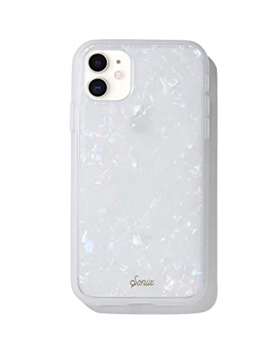 Image of Sonix Pearl Tort Case for iPhone 11 [10ft Drop Tested] Protective Translucent Iridescent White Marble Case for Apple iPhone 11