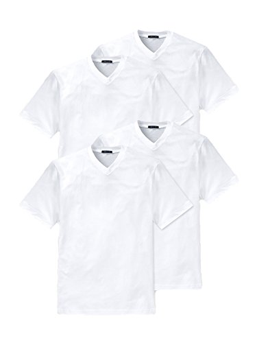 T-shirt American V-Neck Schiesser en noir lot de 2 col en V pour homme