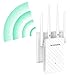 WONLINK WLAN-Verstärker, WLAN Repeater 1200 Mbit/s Dual Band und Internet Verstärker mit 4 Antennen, LAN/WAN Port, WPS, MU-MIMO, Repeater/Router/AP Modus, Signalstärkeanzeige für Zuhause und Büro
