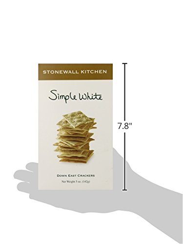 Galletas Stonewall Kitchen Simple White Crackers, 5 Onzas miniatura 5