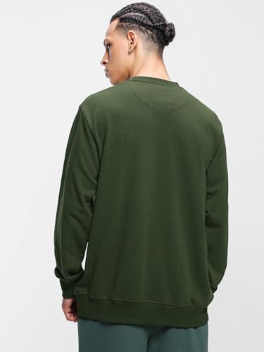 Image of Bewakoof Men's Cotton Round Neck Sweatshirt