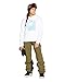 Volcom Women's Essential Hooded Snowboard Riding Fleece Hoodie, White S5