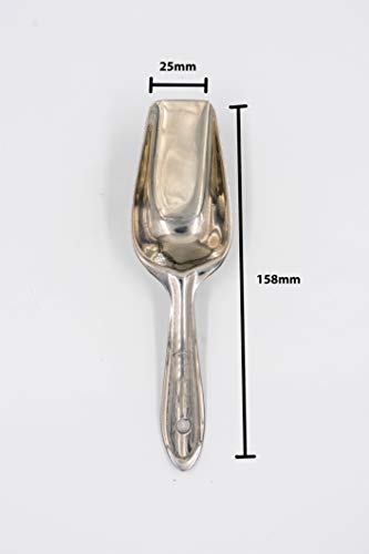 i WARE Atta Scoop/Shovel, Stainless Steel, Silver