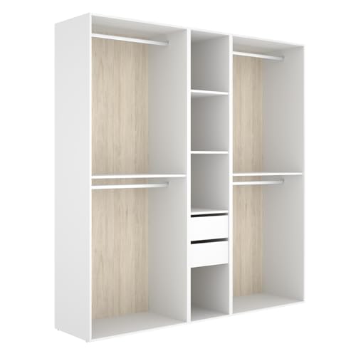 DEKIT Grupo RIMOBEL-Conjunto Armario-VESTIDOR con Trasera Reversible