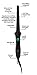 Sultra The Bombshell Rod Curling Iron, The Cone with Protective Heat Glove