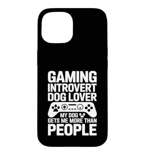 �Q�[�~���O �����I �� ���l My Dog Gets Me More Than People �X�}�z�P�[�X iPhone 15 �p