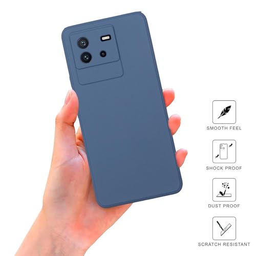 Image of SPRIG Compatible with IQOO Neo 6 5G Premium FlexTone (TPU) Back Cover Drop Tested Shock Proof Mobile Case for Men, Women, Boys and Girls with Camera Protection (Lavender Grey)