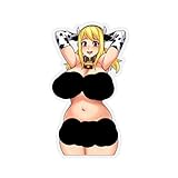 Lucy Anime Sticker Ecchi Lewd Cute Anime Girl Adult Anime Stickers Sexy Girl Hot Female Manga Art Mature Content E176 (6x6, White)