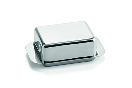 Weis 14256 Beurrier pour 1/4 Livre Acier Inoxydable Argent 12,5 x 7,5 x 4,5 cm