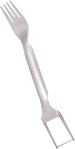 BESPORTBLE Cortador de tenedor de sandía 2 en 1: cortador de sandía cortador de sandía de verano, tenedor de corte de frutas de acero inoxidable