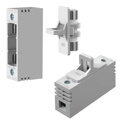 Socle de fusible RT14-20 en céramique premium 10x38mm 380V pour tableau électrique