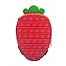 Funda de lápiz Facena de lápiz lindo, diseño de la zanahoria Simple Sensor Sensory Silicone Pop Bubble Fidget Juguete, Papelería Bolsa de almacenamiento Caja de descompresión Juguete para niños, adult