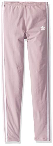 adidas Originals Women's Juniors 3-Stripes Tight, soft vision/collegiate purple, Medium