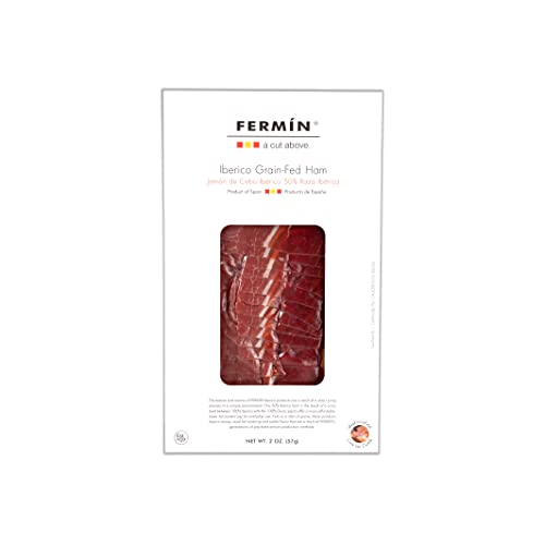 Fermin Jamon Iberico Sliced Ham – 2 oz (Pack of 2) | Authentic Spanish Iberico Ham