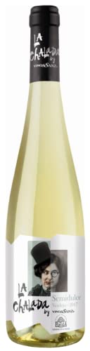 la Chalada 2022 - Vino Blanco Semidulce sin Crianza Monovariental de 100% Verdejo - Vinos Sanz Rueda -Ideal para Postre - Pack 6 Botellas 750cl
