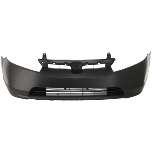 Suitable for Premium Front Bumper Cover for 2006-2008 Honda Civic Sedan - Compatible with 1.3L & 1.8L Engines - Primed Finish (HO1000239)