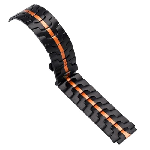 Bracelet de montre de rechange en métal 20 mm 22 mm maillons solides