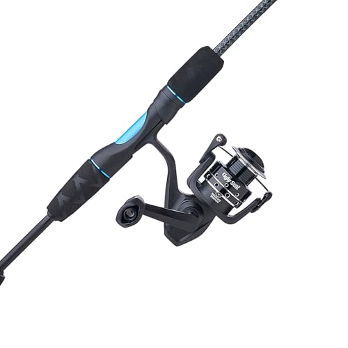 Ugly Stik GX2 Youth Spinning Reel and 5'6' Fishing Rod Combo, Blue/Silver, 2-Piece, Graphite and Fiberglass Rod with Clear Tip Design