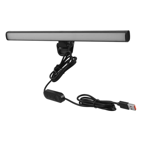 UKCOCO Luz de protección de ojos de pantalla lámpara LED de protección ocular para computadora barra de luz del monitor de la computadora ordenador personal Black