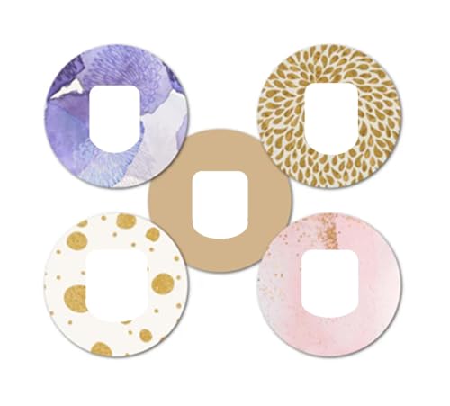 GrifGrips - Adhesive Patch for Dexcom - Made in The USA, Waterproof, Split Backing, CGM Tape (Relaxed Variety Pack) (Omnipod)