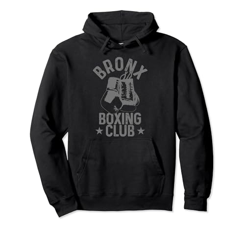 Boxeador de boxeo del Bronx NY New York Vintage Boxing Club Sudadera con Capucha