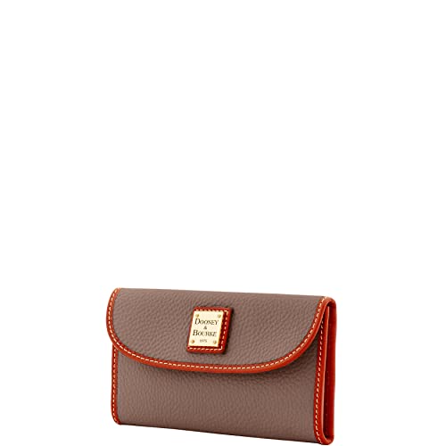 Dooney & Bourke Wallet, Pebble Grain Continental Clutch Wallet - Elephant #TOP1