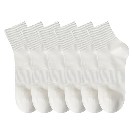 Image of MAGIARTE Womens Mini Crew Ankle Socks Athletic Casual Cotton Socks for Women
