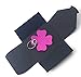 Produktbild filzschneider Schlüsselanhänger aus Filz - Glück/Kleeblatt - pink/magenta - als besonderes Geschenk mit Öse und Schlüsselring - Made-in-Germany