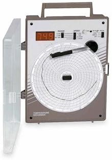 Supco 6 (in) Circular Chart Recorder Paper, 24 Hour, 0 to 250°F: 60/Box