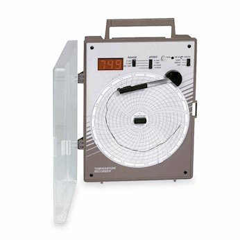 Supco 6 (in) Circular Chart Recorder Paper, 24 Hour, 0 to 250°F: 60/Box-image-11