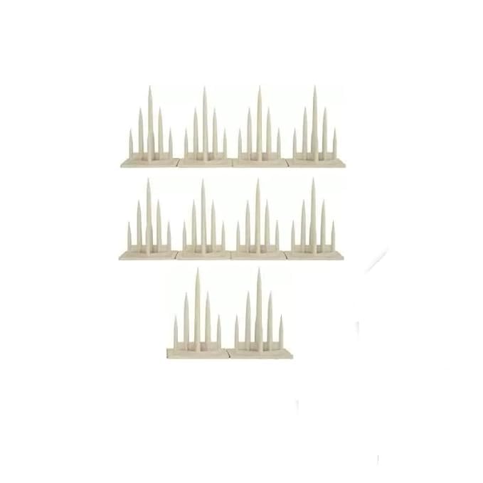 JK Vision CCTV Protection Spikes – Set of 10 | Outdoor Bird Control Spikes | Durable Polycarbonate Anti-Pigeon Spikes for Security Systems-image-14