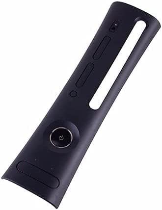 Faceplate Baffle Front Panel Case Cover Protective Shell for Xbox 360 Fat Replacement (Black)