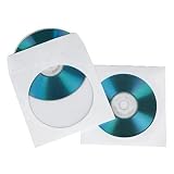 Hama 051174 - Funda para 1 CD, 100 unidades, color blanco