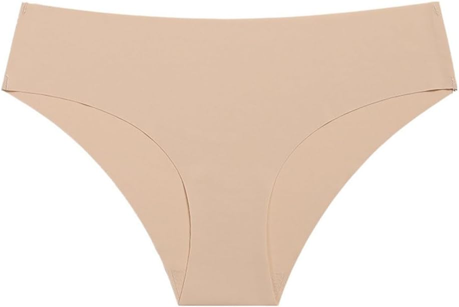 Women's Plus-size Underwear Ice Silk Seamless Breathable Sports Low-rise Nude Briefs