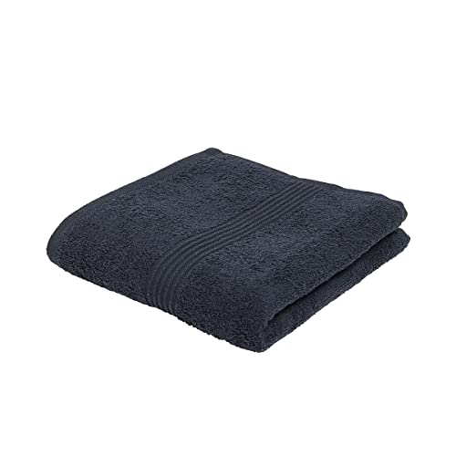 Serviette de Bain Coton 50X90 uni Essential Navy
