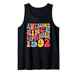 Photo Gallery awesome since september 1992 30 years retro 30th birthday canotta Photo Gallery awesome since september 1992 30 years retro 30th birthday canotta