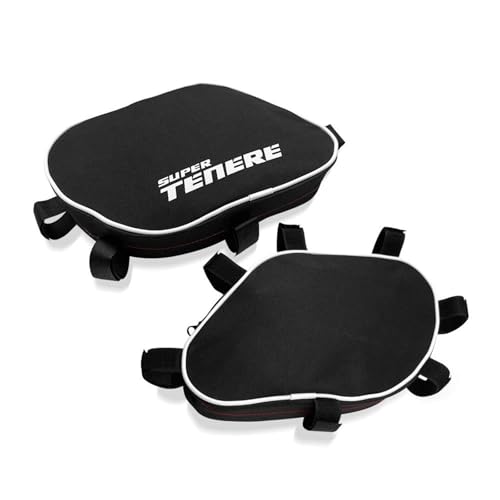 TXDBD wasserdichte Motorradtasche Für Yamaha XT1200Z Super Tenere, Stoßfängerrahmen, Sturzbügel, Taschen, Reparaturwerkzeug. Wasserdichtes Schnellverschlusspaket(SCHWARZ 2)