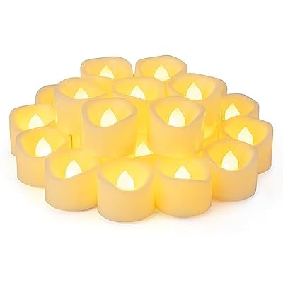 Yakpo Paquete de 24 Velas LED Tealight a Pilas de 3.8 cm x 3 cm, Velas Votivas Sin Llama que Parpadean, Velas Tealight Falsas Eléctricas para Bodas, Halloween, Navidad, Decoraciones para Mesa y Hogar | Ya disponible en tu tienda friki favorita! En mundofriki.es! Yakpo Paquete de 24 Velas LED Tealight a Pilas de 3.8 cm x 3 cm, Velas Votivas Sin Llama que Parpadean, Velas Tealight Falsas Eléctricas para Bodas, Halloween, Navidad, Decoraciones para Mesa y Hogar | Ya disponible en tu tienda friki favorita! En mundofriki.es!