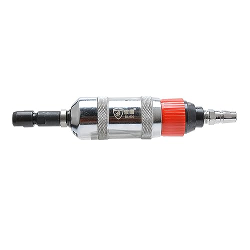 iDili 17500RPM Pneumatic Grinding Machine, Air Angle Die Grinder Straight Type Strong Polishing Tool, Chuck 6MM, Inlet 1/4 Inch