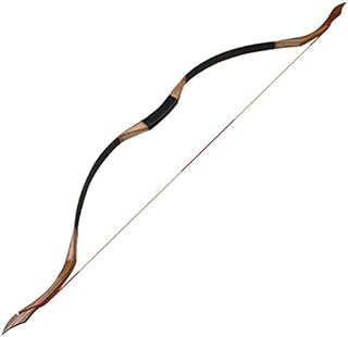 Pezicco Traditional Archery Hunting Handmade Recurve Bow Mongolian Horse Longbow (Bows)