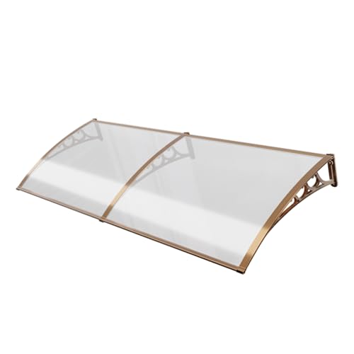HXYhydrypd Marquise Porte D'entree, Marquise de Porte Exterieur, Polycarbonate, Auvents pour Patio, Auvent Porte D'entree(Size:80 * 200cm/31.5 * 78.7in)