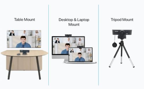 Image of Nova X10 Ultra HD 4K Collaboration and Streaming Webcam with in Remote,AI Autofocus,Sony Sensor,Dual Noise Reducing Mics,8X Digital Zoom, Plug & Play, USB-C, Webcam Cover
