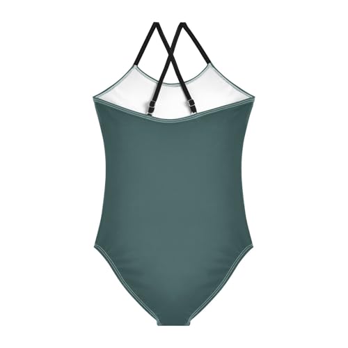 Dark Slate Gray Girl 1-Piecing Swimsuits Toddler Bathing Suit Girl Girls Swim Suit Girls' Swimwear2