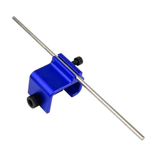 Pxobiug Chain Alignment Tool for Motorcycle, Professional Aluminum Alloy Sprocket Chain Adjustment Tool, Quick & Accurate Alignment Tools for ATV Scooter Dirt Bike Chains Maintenance (Blue)