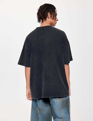 Vamtac Mens Oversized Washed Dog Graphic Tees Casual Summer Tops Streetwear Aesthetic T-Shirt Unisex