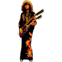 Jimmy Page Gibson SG Double-Neck Guitar LIFESIZE Cardboard Standup Standee Cutout Poster Figure Display Prop