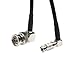 Alvin's Cables Micro-BNC High-Density BNC to BNC 6G HD SDI Coaxial-Cable for Blackmagic-Video-Assist, Right-Angle 75 Ohm 50cm|19.7inches