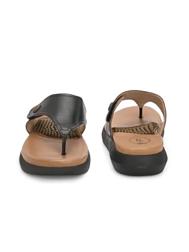 Image of egoss LADY BOSS Womens Textured Toe Post Sandals | Metallic Finish Comfort Slippers | Cushioned Massage Footbed Lightweight Anti-Slip Casual Wear for Women
