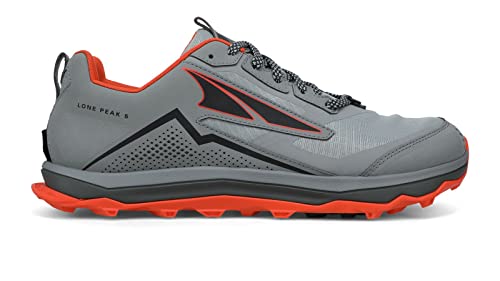 ALTRA Men's AL0A4VQE Lone Peak 5 Trail Running Shoe, Light Gray - 11.5 M US