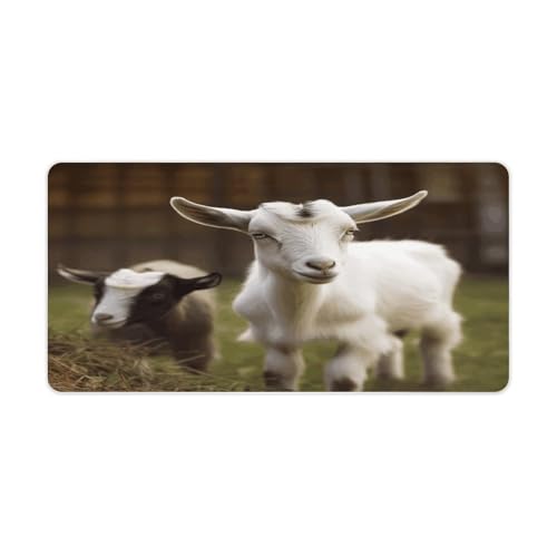 Alfombrilla de escritorio Cute Goat grande de goma